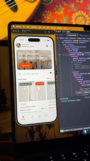 50+ Screens Flutter Shopping App UI Kit (OxShop) #shorts
