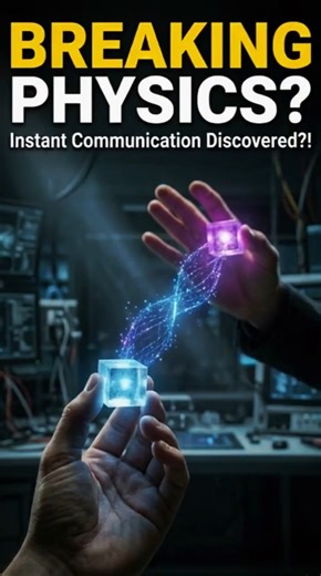 Two Particles… One Action—Instantly 🤯 #facts #quantumentanglement