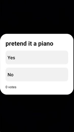 pretend its a piano