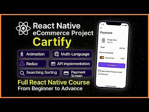 React Native Latest Tutorials | The FASTEST Way to Build a React Native eCommerce App with Redux