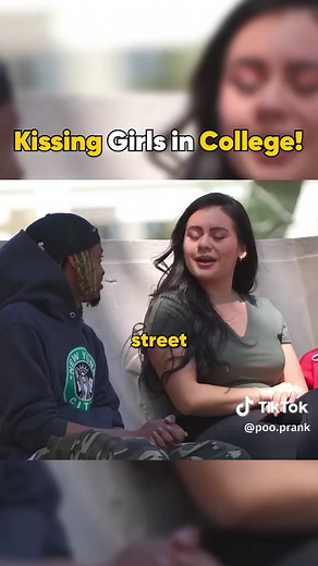 Flirting and Kissing Prank in College Campus