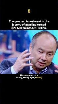 The greatest investment in the history of mankind turned $20 Million into $90 Billion.