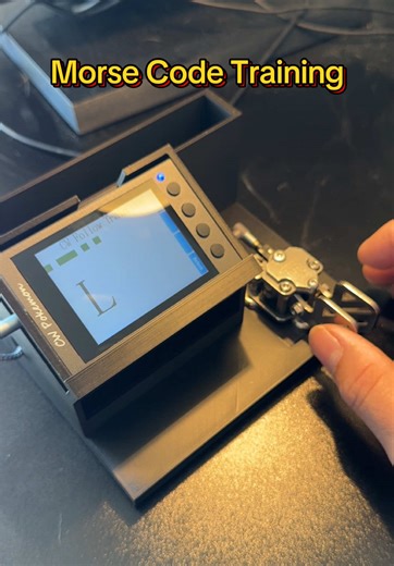 New 3D Print Holder for Morse Code Training