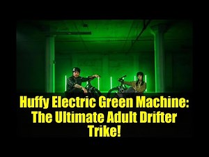 Huffy Electric Green Machine: The Ultimate Adult Drifter Trike!