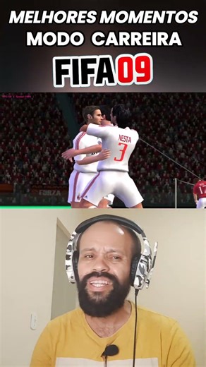 Milan IMPARÁVEL! 🔥 Roma 0x3 Milan | FIFA 09 Wii #Shorts