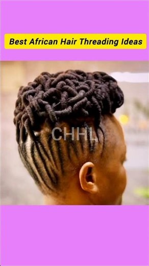 Best African Hair Threading Ideas | Amazing Protective Styles For Women #shorts