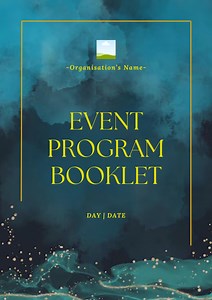 Elegant Ceremony Program Template – Editable Event Booklet - Etsy