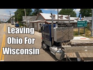 Rolling Out Of Ohio With Loaded Wrecker Dump Truck