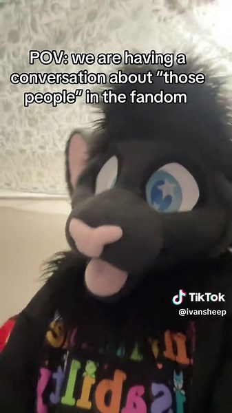 It’s not hard to not be predatory, I swear #furry #fursuit #sheep #fursuiter