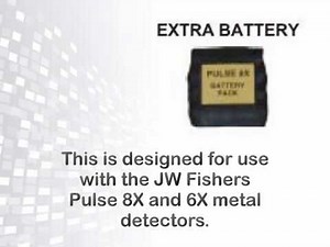 JW Fishers Extra Battery Pack for Pulse 8X and 6X - metaldetector.com