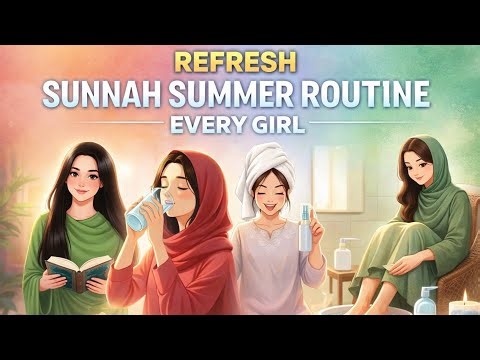 👉 “Refresh Your Life 🌿 Sunnah Summer Routine Every Muslim Girl Needs!”