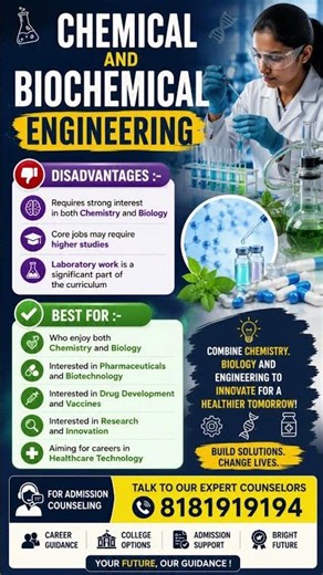 🧪 Is Chemical & Biochemical Engineering Worth It in 2026?