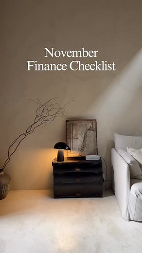 Save my November Finance Checklist before you forget (and regret!). ...