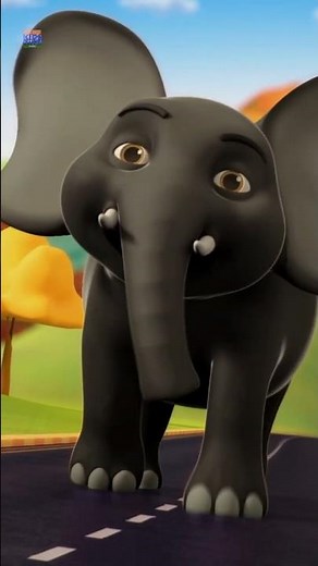 Ek Mota Hathi Ghumne Chala, एक मोटा हाथी, Nursery Videos and Baby Songs #shorts #babyrhymes #poems