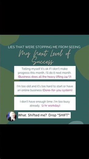 Lies I kept telling myself that we’re stopping me from seeing my next level of success