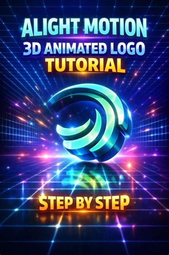 ALIGHT MOTION 3D ANIMATED LOGO TUTORIAL |STEP BY STEP