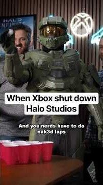 When Xbox shut down Halo Studios 🎮 #masterchief #xbox #halo #gaming #comedy