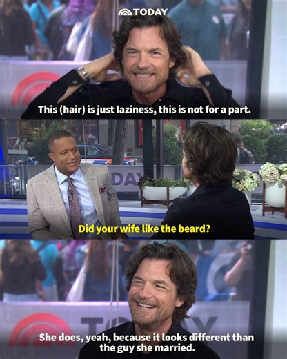 TODAY on Instagram: "Jason Bateman talks about growing out his hair and beard for Netflix's "Black Rabbit." #TODAYShow"