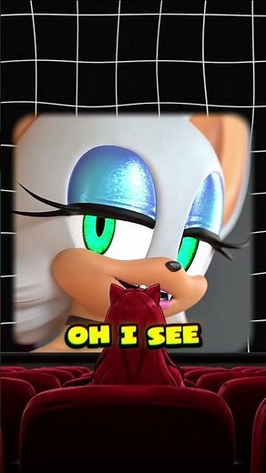 Rouge the Bat got her hands on an exclusive version of Sonic Adventure. #sonic #rougethebat #anime