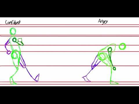 Character walk cycle draft development