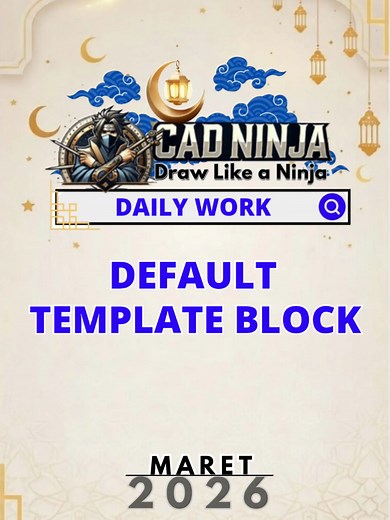 Belajar Autocad Dari 0: Template Block 2022