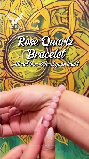 Rose Quartz Bracelet ✨ Attract Love & Heal Your Heart 💗 | Crystal Healing Energy