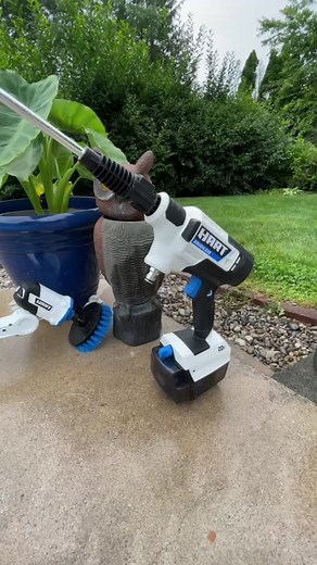 Being the GOAT! 🐐 HART's 20V Telescoping Scrubber Kit🤝 HART's 20V Brushless 600 PSI Power Cleaner Kit! #DoItWithHART #600psi #powercleaner #telescopingscrubber #cleantok #poolcleaning 🎥: kendallsynderdiys
