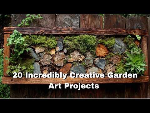 20 Incredibly Creative Garden Art Projects to Do with Natural Scraps