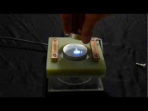 Spark detector for alpha particles