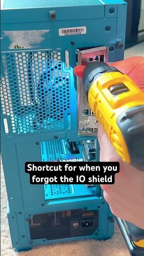 How to add IO shield after the build