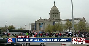 Teachers plan week of activities responding to lack of budget with Red for Ed Week