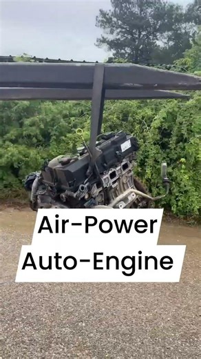 Air-powered auto engine