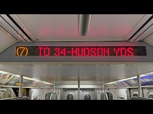 IRT 42 St Line: R188 (7) Train [Flushing-Main St to 34 St-Hudson Yards #FlushingLineRehab2026]