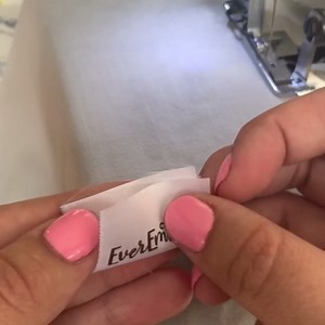 Custom Satin Fabric Labels for Handmade Items – Folded Sewing Tags with Personalized Text – Washable Precut Quilt, Blanket & Clothing Labels – Small Business Branding – 1.5”x0.5” - SA01 (500)