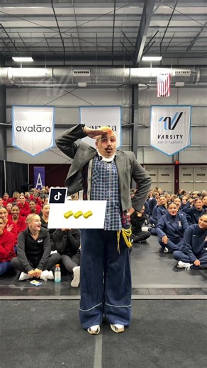 Dynamic College Dance Team Performance Inspired by Spongebob