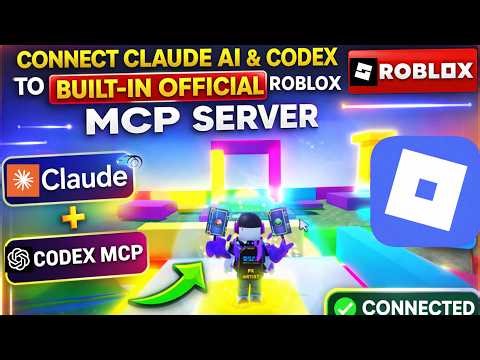 How to Connect Claude & Codex to Roblox MCP Server (Official Built In Setup)