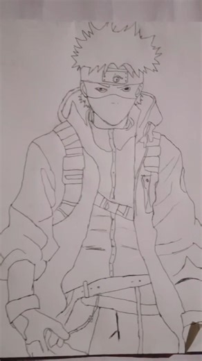 Kakashi sketch🔥🔥 |#anime #kakashi