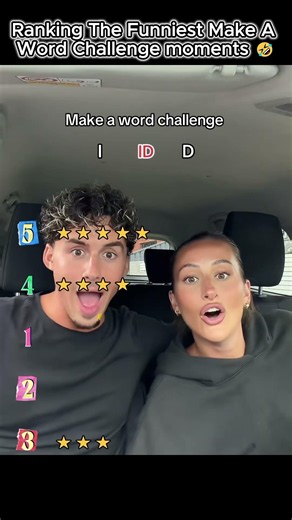 Ranking The Funniest Make A Word Challenge moments 🤣 #shorts #viral #makeaword #pov