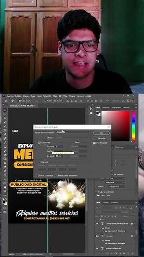 Cómo centrar textos en Photoshop #pasoapaso #diseño #photoshop #photoshoptutorial
