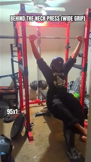 Larson Behind The Neck Press 95lbs