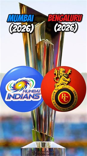 MI vs RCB IPL 2026 Comparison 💥 IPL 2026 BATTLE! #ipl2026 #rcb #csk #mi #dc #rr #mumbaiindians #kkr