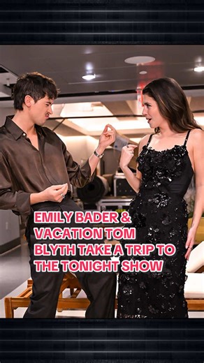 Emily Bader and Tom Blyth Bring Excitement to The Tonight Show