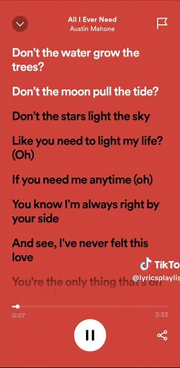 All I Ever Need - Full Song Lyrics | Austin Mahone