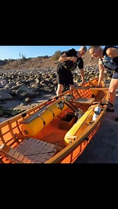 5.1K views · 122 reactions | Don’t miss our self rescue video on the Cape Falcon Kayak YouTube channel. In the full video I give a complete tour of the new Saint Lawrence River Skiff rigged with all of it’s safety equipment and then we head out to flood the boat completely and checks stability, while fully flooded and then practice some rescues. Enjoy! . . . #skinonframe #smallboats #woodenboat #rowing | Cape Falcon Kayak | Facebook