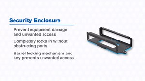RackSolutions Secure Wall Mount D06 for Dell Universal Docking Station - Compatible with Dell UD22 - Durable 16 GA Steel with Locking Mechanism - Includes Mounting Hardware