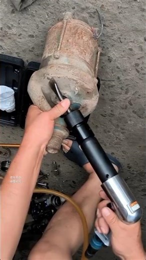 Pneumatic air hammer also known as an air chisel #powertools #hardwaretools #tools #shortsfeed