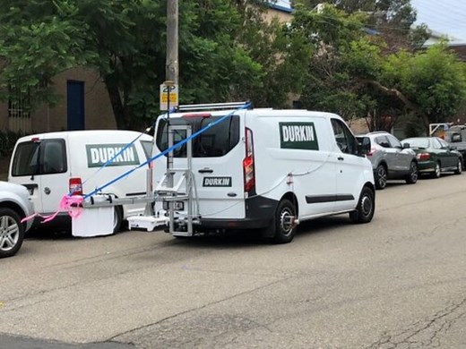 Falling Weight Deflectometer, FWD Testing  — Durkin