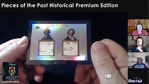 We opened the WORLD DEBUT box of 2023 Pieces of the Past Historical Edition from Super Break Boxes on last night's show. Check out what we hit and gave away to some lucky live viewers! | Go GTS Live | Facebook