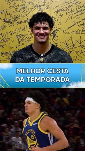 Qual foi o seu momento favorito do Gui Santos na temporada 25-26? 🤩🏀 #NBA #GuiSantos #shorts
