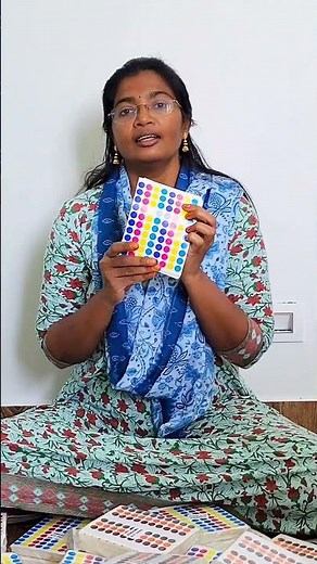 100 Sheets - 8000 Multi-color 0.5 inch Dot Stickers | Kids Activity | Just ₹374 @ Amazon.in